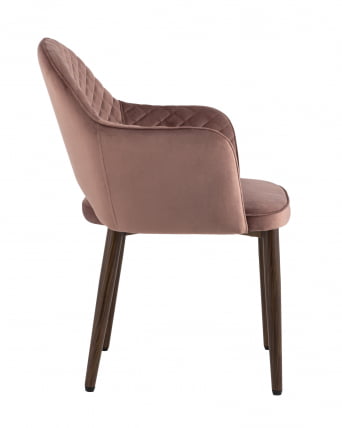 Стул Венера НЕВ диамант велюр Пыльно-розовый / NEW_3