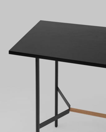 Стол барный Кнобб 120*60 Черный / Knobb_5