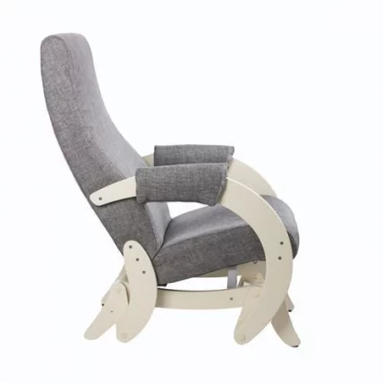 Кресло-качалка Модель 68 М (Сливочный/Вегас Лите Блаcк) / (Сливочный/Vegas Lite Black)_1