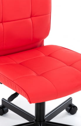 Кресло для персонала Еверпроф ЕП-300 Экокожа Красный / Everprof EP-300_3