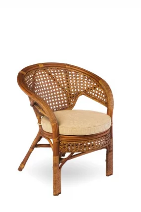 Кресло Пеланги, подушка на молнии Пеланги 02/15-3 орех матовый / Pelangi_0