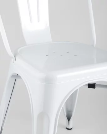 Стул ТОЛИКС с высокой спинкой Белый глянцевый / TOLIX_8