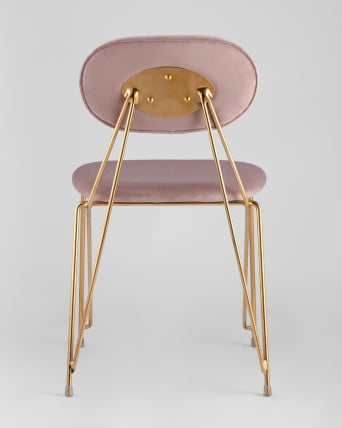 Стул Элис мягкий Розовый_4