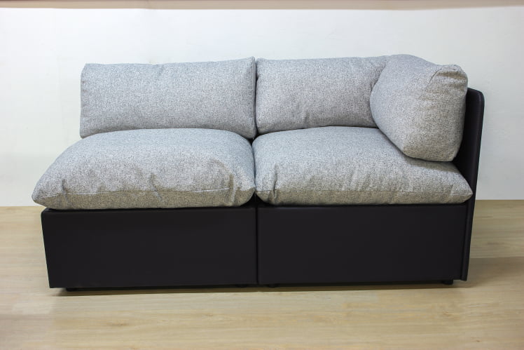 Диван двойной Кубэ с 1 подлокотником левым/правым модульный тафт / taft_0