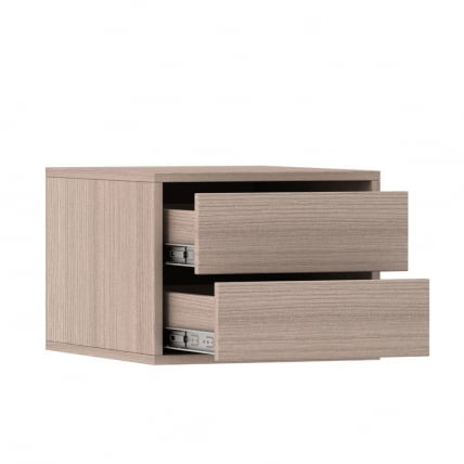 Блок ящиков для шкафа 1400кс600 и 2100кс600 Ящ-67 ШС Ясень шимо светлый / 1400x600 2100x600_0