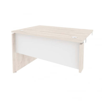 Стол-приставка левый к опорным элементам ОНИКС О.СПР-2.8Л Денвер Светлый/Белый / ONIX O.SPR-2.8L_0