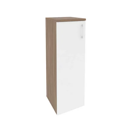 Шкаф средний узкий левый ОНИКС О.СУ-2.3(Л) Дуб Аризона/Белый / ONIX O.SU-2.3(L)_0