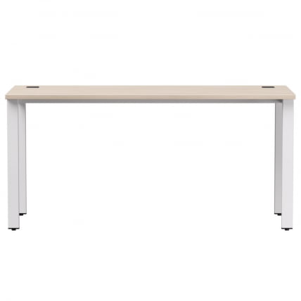 Стол прямой на металлокаркасе, опоры 90 гр Еверпроф ЕВО 254С008 Дуб Соната Белый / Everprof EVO 254S008_1