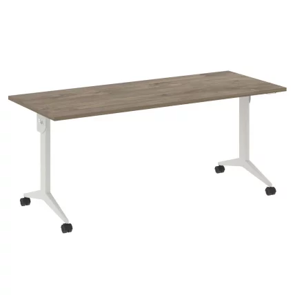 Стол складной мобильный КС-Пулл КС.М-5.7 Тиквуд Темный/Белый / X-Pull X.M-5.7_0