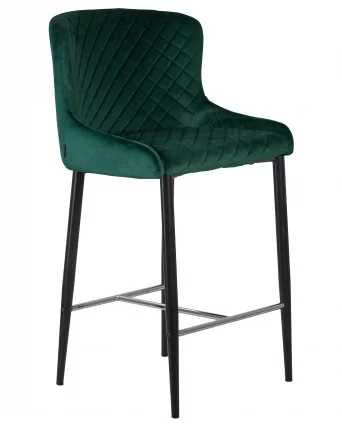 Стул полубарный ДОБРИН CХРИСТИАН 65 Зеленый велюр В108-64 / DOBRIN CHRISTIAN V108-64_0