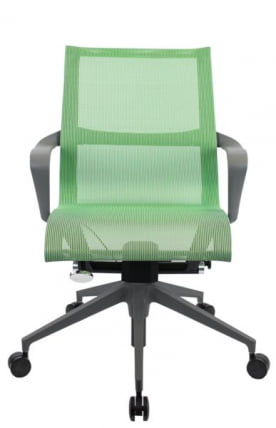 Премиум кресло Еверпроф Чикаго Грей Сетка Зеленый / Everprof Chicago Grey_2
