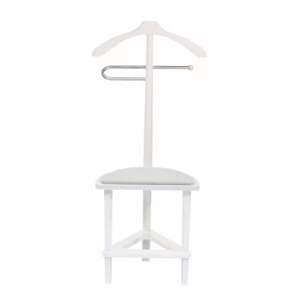 Вешалка со стулом ЛЕСЕТ Атланта Белый / LESET_1