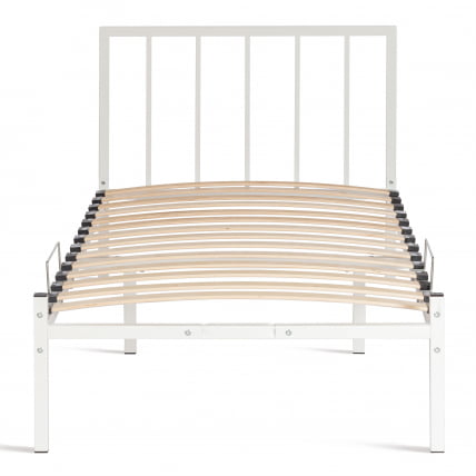 Кровать Бруно металл, 90*200 см, белый / Bruno_4