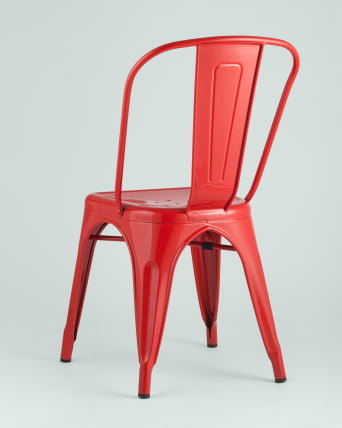 Стул ТОЛИКС с высокой спинкой Красный глянцевый / TOLIX_4