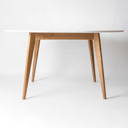 Стол обеденный Орион Плус 100кс100 Морилка Орех Морилка Дуб натуральный / Plus 100x100_5