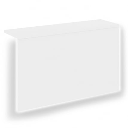 Накладка с подсветкой прямая высокая для О.Р-Ф.МП.В-158 ОНИКС О.Р-НП.В-158.1.С Белый Бриллиант / О.R-F.MP.V-158 ONIX О.R-NP.V-158.1.S_0