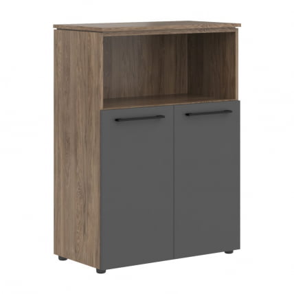 Шкаф с глухими дверьми МОРРИС ТРЕНД ММC 85.3 Антрацит Кария Пальмира / MORRIS TREND MMC_0