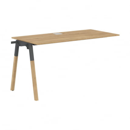 Рабочая станция Форта ФИСТ 1367 Дуб Гамильтон Черный графит / Forta FIST_0