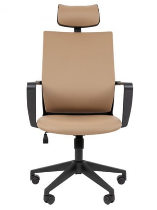 Кресло руководителя Чаирман 545 экокожа Бежевый / Chairman_3