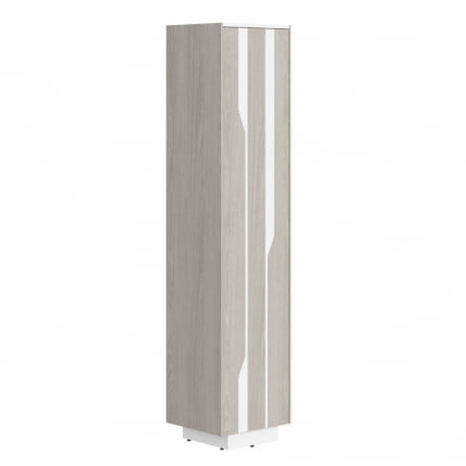 Шкаф высокий Лине СФ-574203 Дуб серый Белый / Line_0