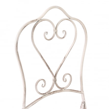 Комплект (стол + 2 стула) Сеcрет де Маисон Моникуе (мод. ПЛ08-6241.6242) металл, стол:62*73, стул: 48*40*93, Античный белый (Антикуе Вхите) / Secret de Maison Monique (mod. PL08-6241.6242) (Antique White)_7