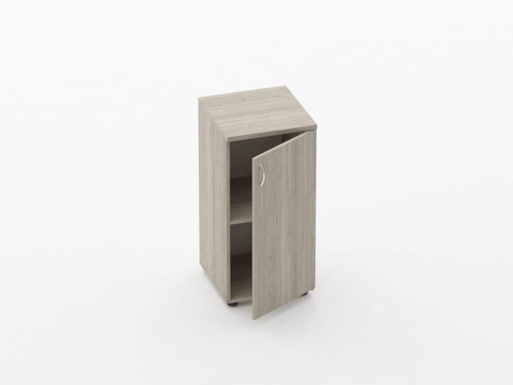 Шкаф низкий закрытый Твин 16.12.10Пр Дуб Сантана светлый / Twin_1