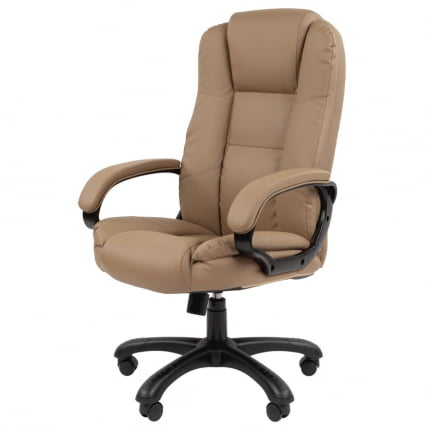 Кресло офисное CХАИРМАН 600 экокожа Бежевый / CHAIRMAN_1
