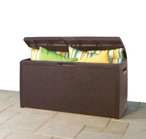 Сундук классический CАПРИ СТОРАГЕ БОКС 305 Л Коричневый/Антрацид / CAPRI STORAGE BOX L_1