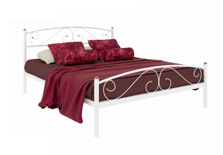 Кровать Вероника Плус 1200х2000 Белая / Plus_0