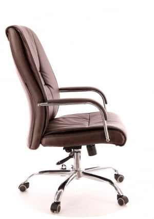Кресло для руководителя Еверпроф Кент ТМ Экокожа Коричневый / Everprof Kent TM_1
