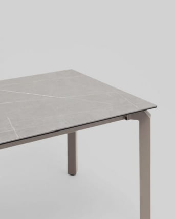 Стол обеденный Варден раскладной 160-220*90 см керамика серый / Varden_5