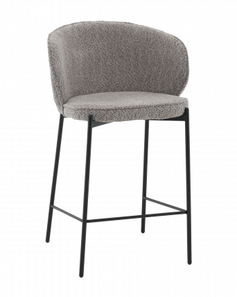 Стул полубарный Тисдейл букле серый_0