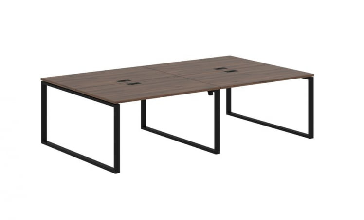 Бенч-система ЕДИС ЕКВСТ 2716 Дуб Денвер темный Черный / EDIS EQWST_0