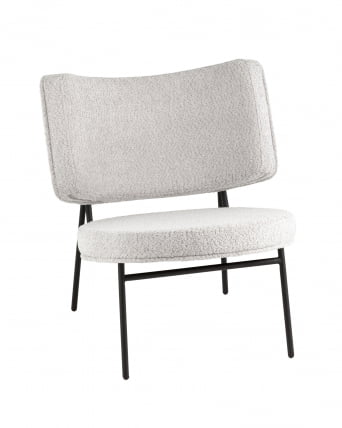 Кресло Дистриcт Лоунге букле Светло-серый / District Lounge_0