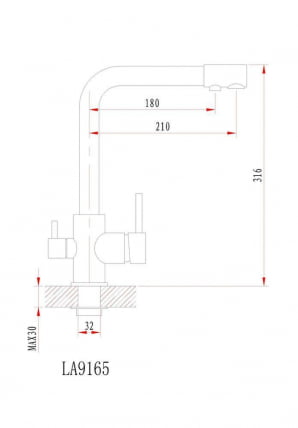 Кухонный смеситель ГРАНУЛА 2015 Песок / GRANULA_1