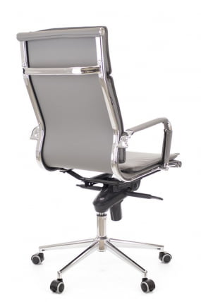 Кресло руководителя Нерей М экокожа Серый / Nerey M_2