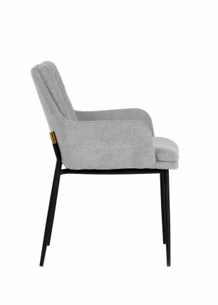 Кресло Саманта рогожка Светло-серый_2