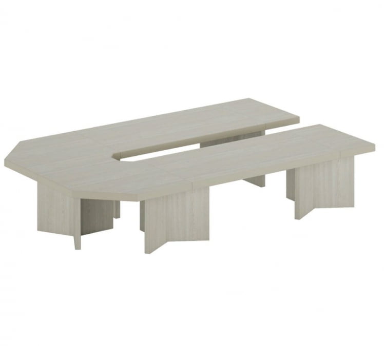 Система столов переговоров БЕРН 4 Светлый дуб / BERN_0