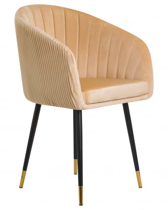 Стул обеденный ДОБРИН МАРЙ Песочный велюр 1922-3 / DOBRIN MARY_0