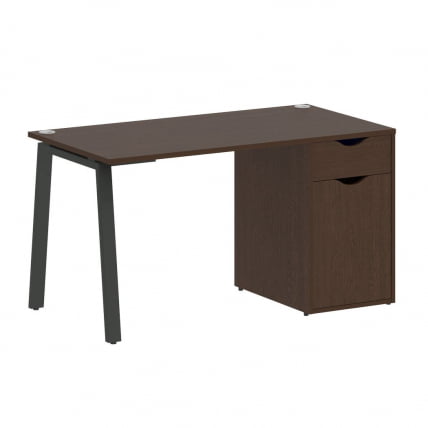 Стол письменный ХОМЕ ОФФИCЕ ВР.СП-3-138.1.А Венге Цаво/Антрацит металл / HOME OFFICE VR.SP-3-138.1.A_0