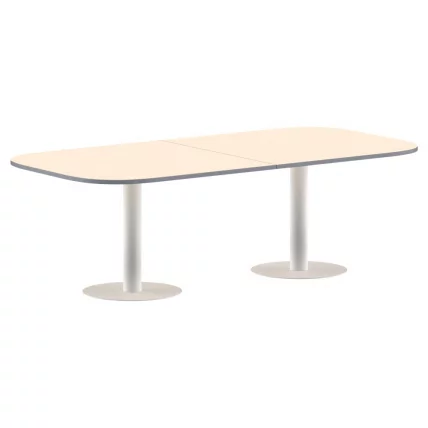 Конференц-стол на 6-8 человек ИМАГО ПРГ-8 Клен-белый / IMAGO_0