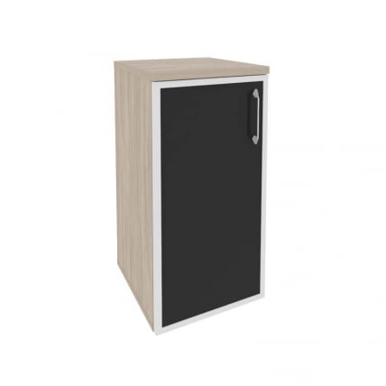 Шкаф низкий узкий левый ОНИКС О.СУ-3.2Р(Л) блаcк Дуб Аттик / ONIX O.SU-3.2R(L) black_0