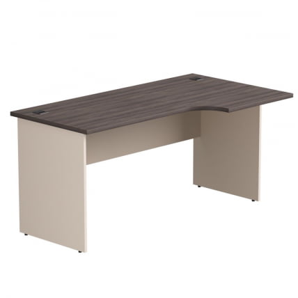 Стол эргономичный с опорами ЛДСП Еверпроф ЕВО 254С114 (правый) Дуб Пасадена Кашемир / Everprof EVO 254S114_0