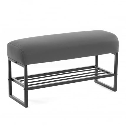 Банкетка-обувница Чарли Лукс/Чарли Люкс Чарли Лукс/Чарли Люкс БО экокожа , Шарп Графит / Charli Lux/Чарли Charli Lux/Чарли Sharp_0