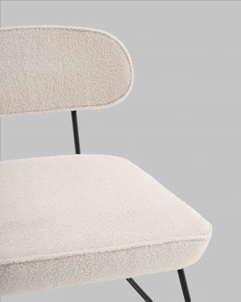 Кресло Кате нев ткань букле бежевый / Kate new_7