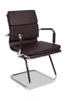 Кресло для посетителей Коллеге CЛГ-630 ЛКСХ-C Бровн / College CLG-630 LXH-C Brown_0