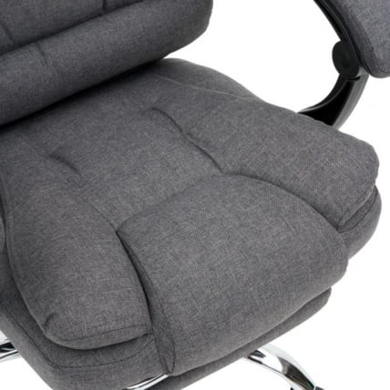 Кресло офисное с функцией вибромассажа CРОМЕКС (КРОМЕКС) Чилл МС-005 ткань серое / CROMEX Chill MS-005_16