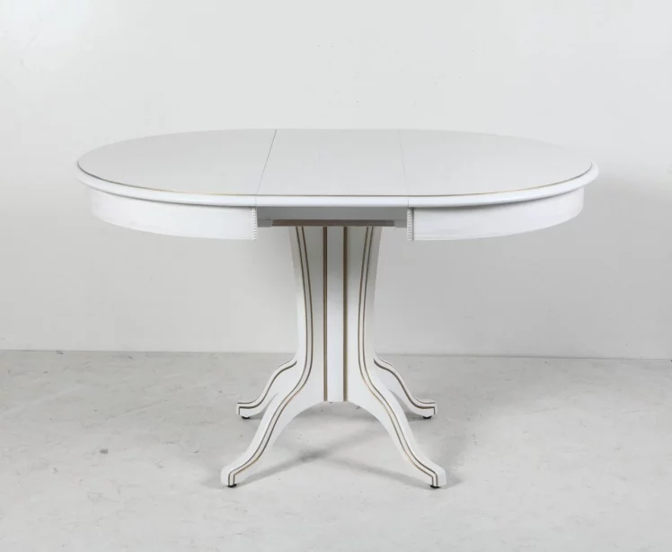 Стол обеденный Орион-5 (д1200) тон 1 с золотой патиной / (d1200)_4