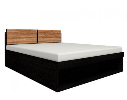 Кровать 1 (1800) ХЙПЕР Палисандр/Венге (спальня) / HYPER_0