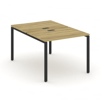 Рабочая станция двухсторонняя на 2 места CОНCЕПТ CН.ДРС-001 Дуб Винченцо Черный / CONCEPT CN.DRS-001_0